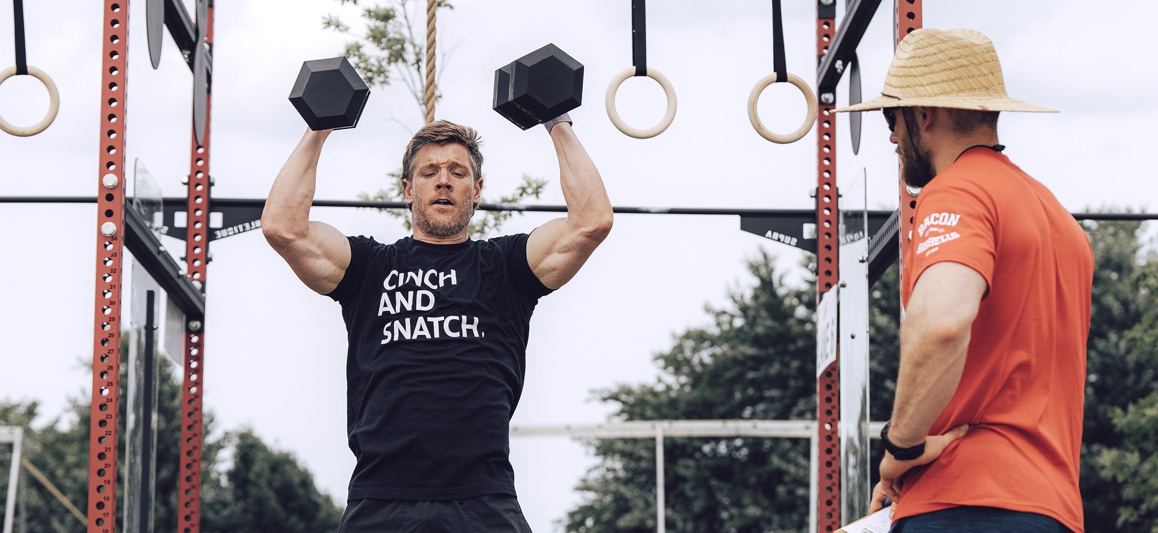 Rubber Hex Dumbbells Utilisés en Compétition