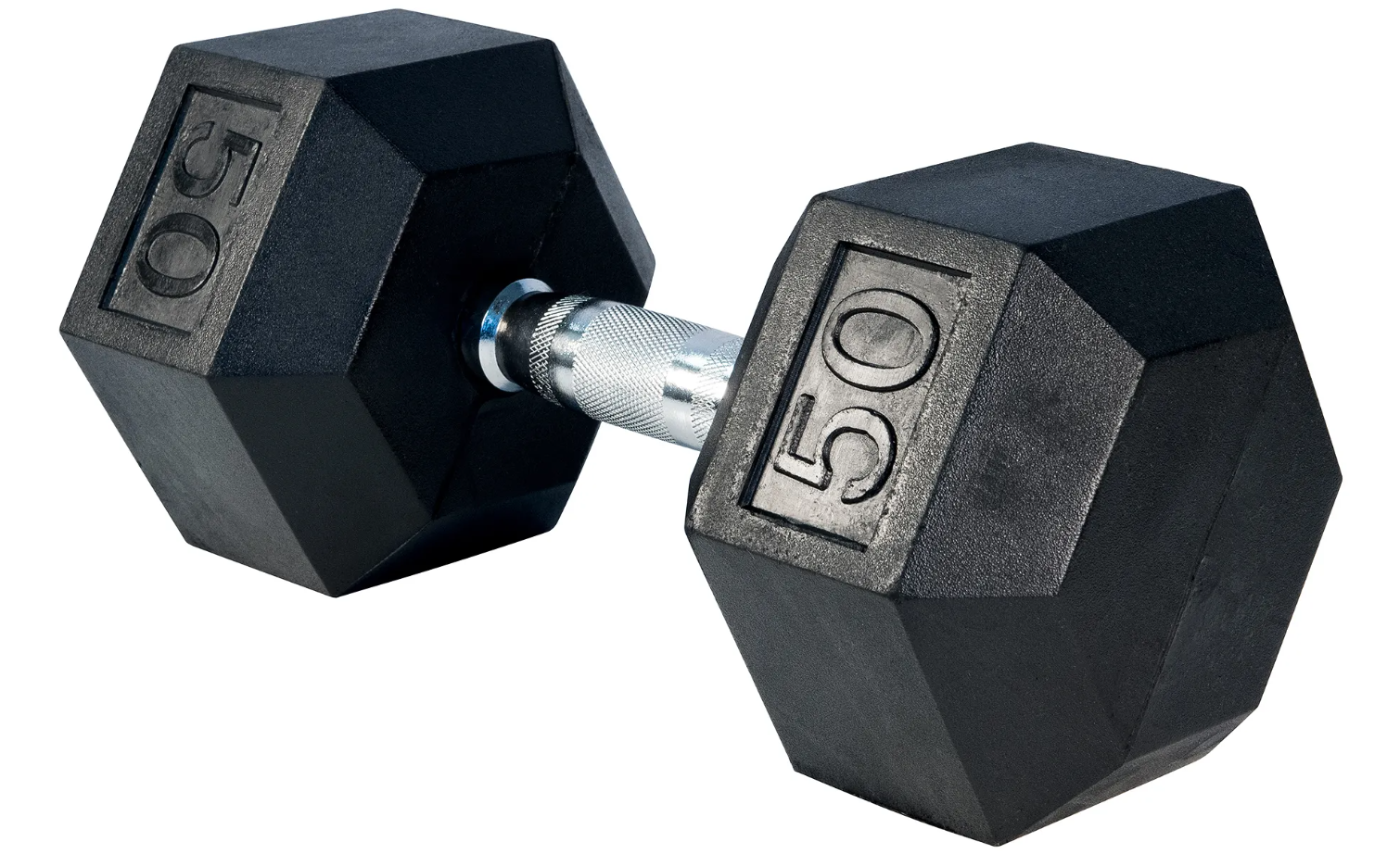 Rubber Hex Dumbbells - 25lb to 100 lb