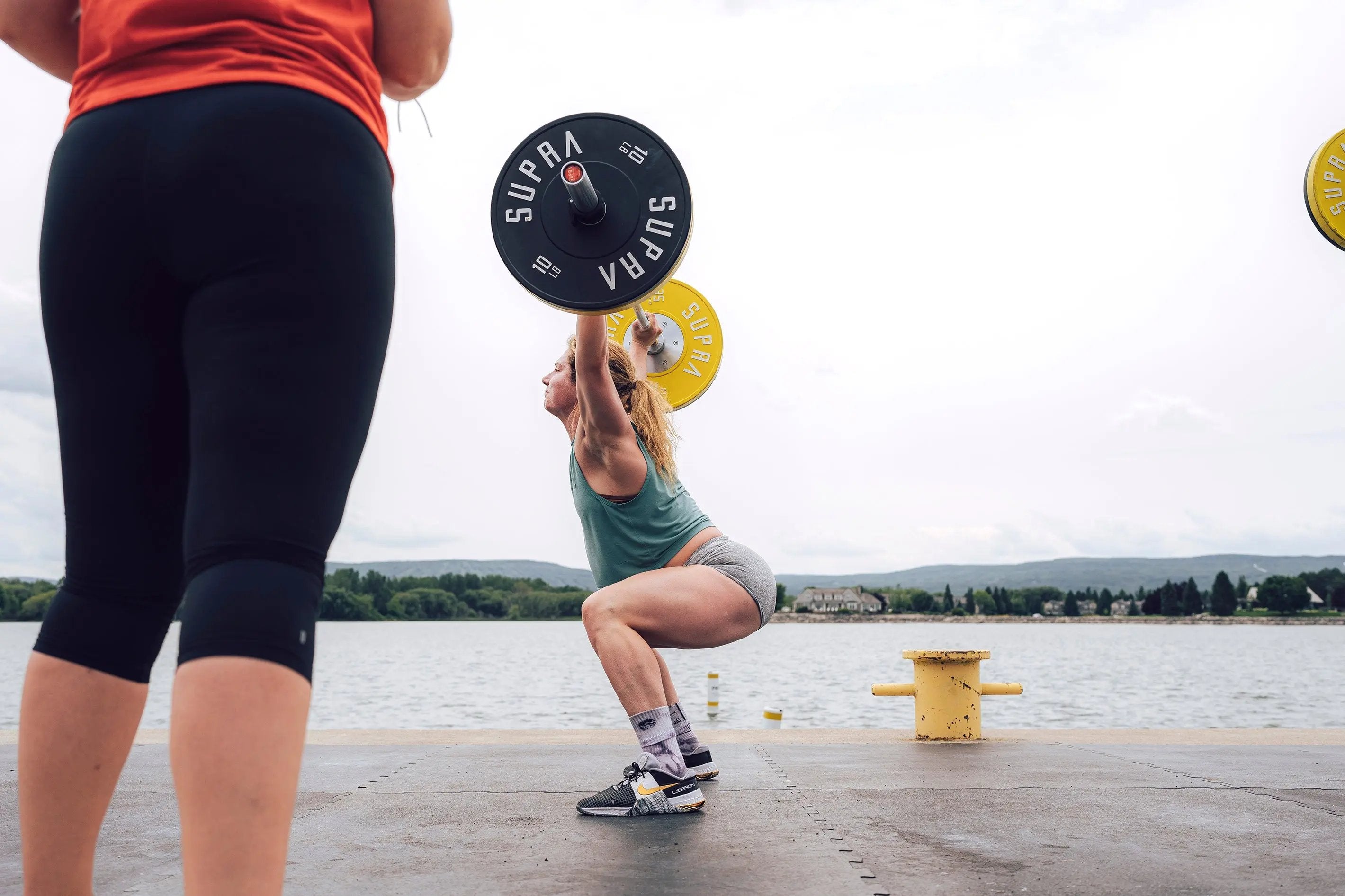 Games Used Black Bumper Plates Supra Athlétique