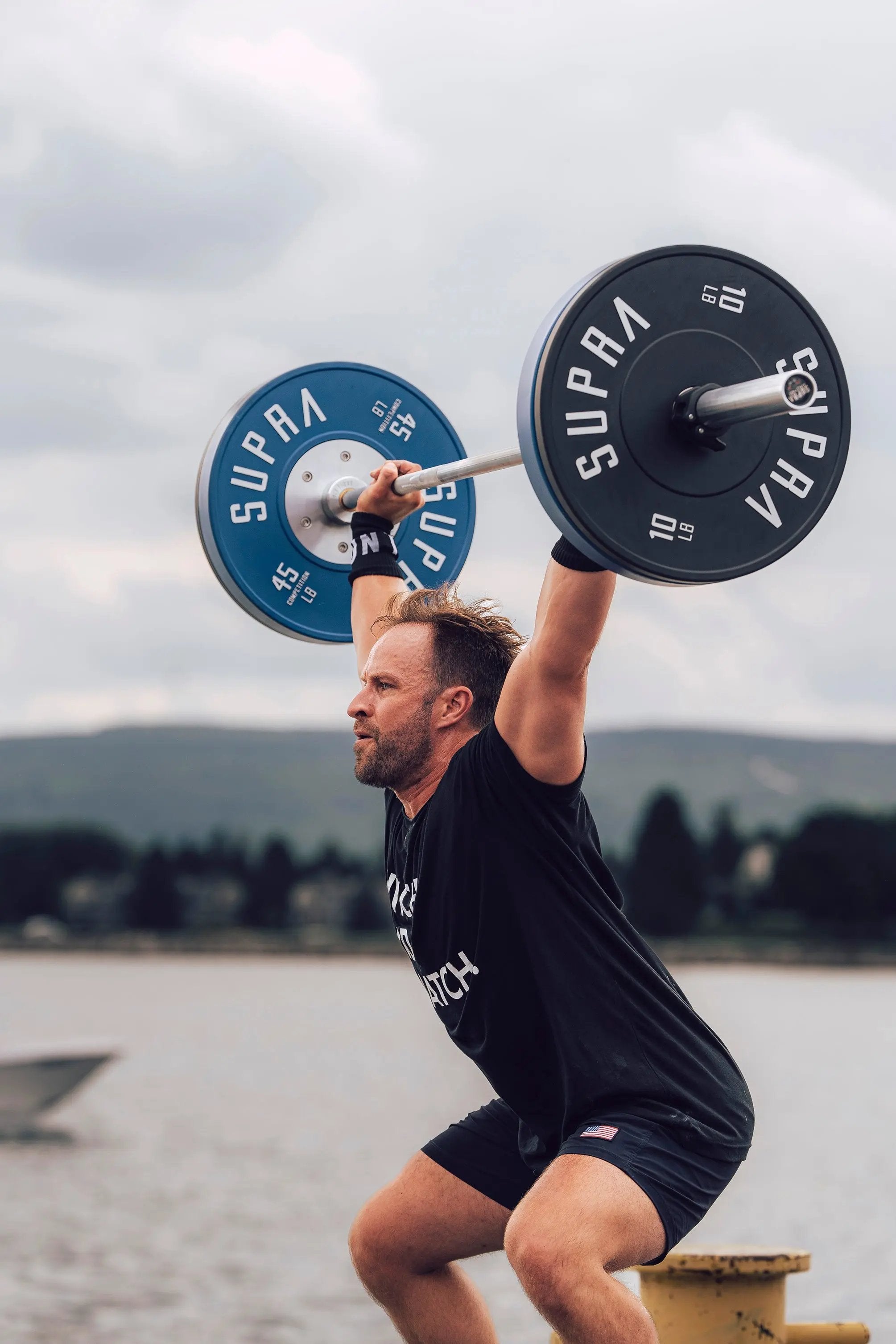 Games Used Black Bumper Plates Supra Athlétique